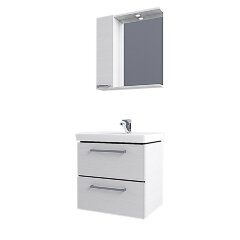 Тумба под раковину AQUATON РОНДА 55 подвесная, дуб светлый (1A207601RSC20)