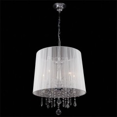 Подвесная люстра Eurosvet 2045/5 хром / белый