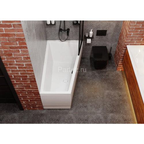 Ванна акриловая VAGNERPLAST CAVALLO OFFSET асимметричная 160х90 см, правая, белая (VPBA169CAV3PX-04)