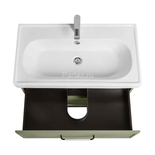 Тумба под раковину Aquaton Нео Классика 85 2 ящика, кипарис (1A286301NC5E0)