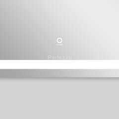 Зеркало AZARIO Dallas 800х700 с подсветкой, сенсорный выключатель с функцией диммера (AZ-Z-044-1CS)