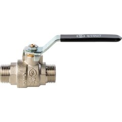 Кран шаровой полнопроходной НР/НР рычаг 1/2&quot; Stout