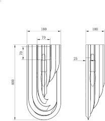 Бра Garda Decor K2KR116-1