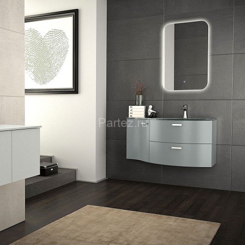 Зеркало AZARIO Паллада-2 685х915 - c подсветкой и диммером, подогрев + сенсор выкл (LED-00002339)