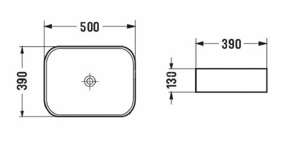 Раковина Azario накладная 500х390х130 цвет черный матовый (AZ-78109MB)