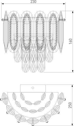 Настенный светильник Bogate's 422/1