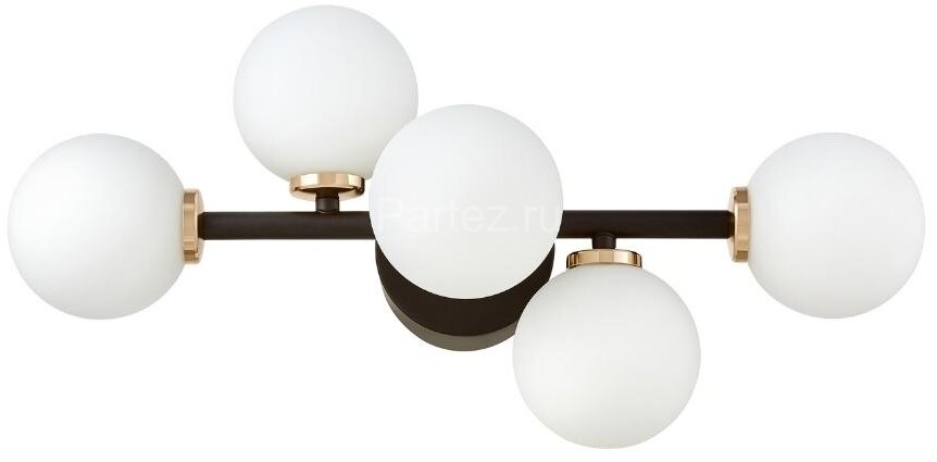 Бра Lumina Deco LDW 6033-5 BK+F.GD