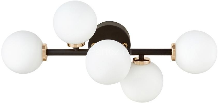 Бра Lumina Deco LDW 6033-5 BK+F.GD