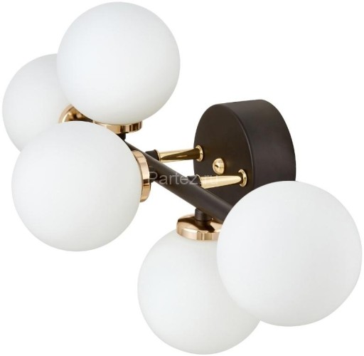 Бра Lumina Deco LDW 6033-5 BK+F.GD