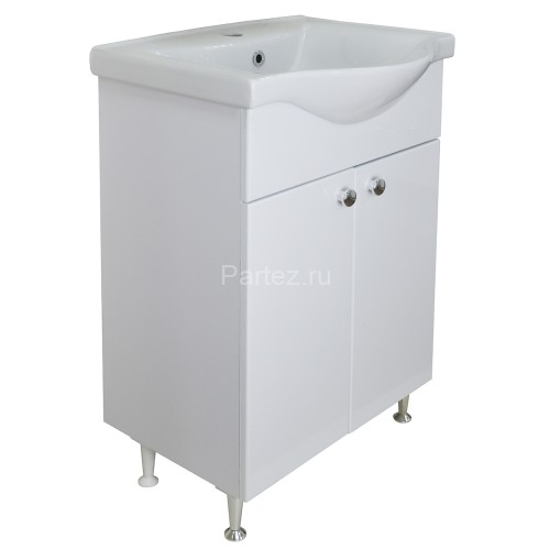 Комплект тумба Моника New 55 (550х830х440) с раковиной Basic 55 (CS00071365)