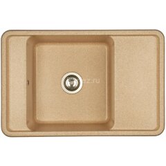 Кухонная мойка AQUATON Беллис 78, цвет песочный (1A725032BS220)