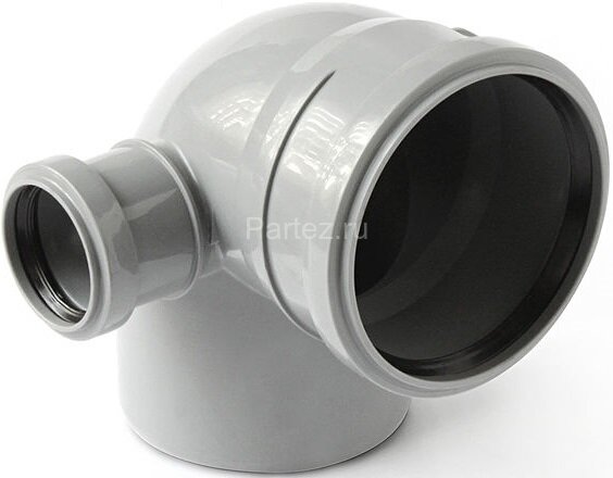 Отвод ПП D110 с выходом 50 левый