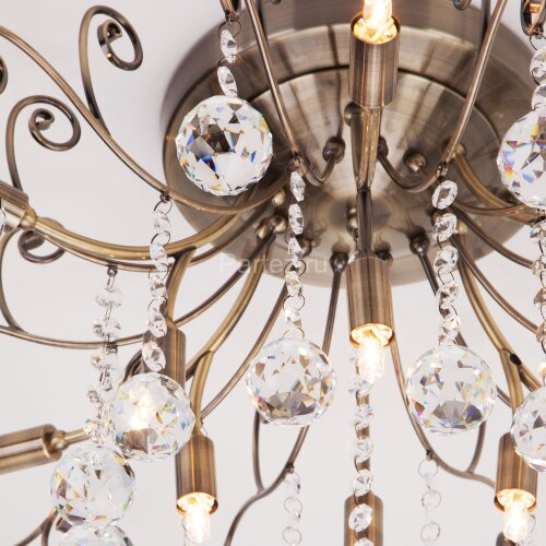 Потолочная люстра Eurosvet 10042/12 античная бронза