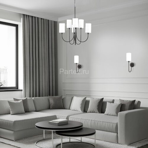 Подвесная люстра Eurosvet 60164/6 черный