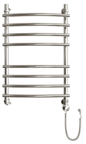 Полотенцесушитель электрический ДВИН R Primo Electro лесенка 80/50, ТЭН справа, полированный (462708