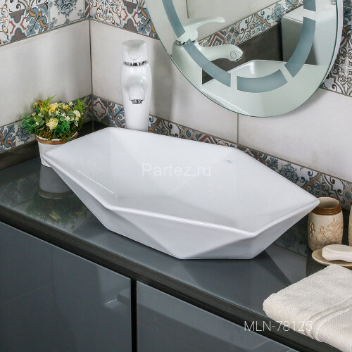Накладная раковина melana mln-78125