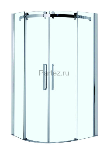 Душевое ограждение Azario OTTAWA 900х900х2000 без поддона,прозрачное стекло 8 мм, цвет профиля серебро (AZ-NKE2142 900)