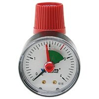 Клапан предохранительный с манометром WATTS SVM 30х1/2"