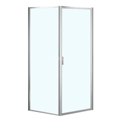 Душевое ограждение Azario RICHMOND 1000х1000х1950 БЕЗ ПОДДОНА прозрачное стекло 6 мм, профиль хром (AZ-NAG1221 1000)