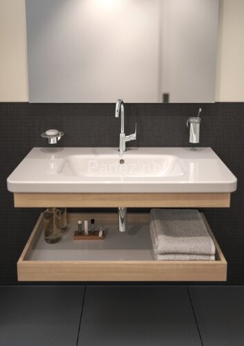 Стаканчик для зубных щеток Hansgrohe Logis, с держателем, хром (40518000)