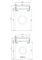 Раковина AQUATON Рейн 60 (1A72103KRW010)