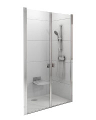 Душевая дверь Ravak CHROME распашная 90.5х195, толщина полотна 6мм универсальная, цвет профиля хром