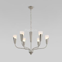 Подвесная люстра Eurosvet 60167/6 никель