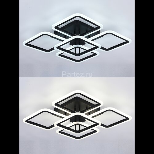 Потолочная люстра Natali Kovaltseva HIGH-TECH LED LAMPS 82022 BLACK