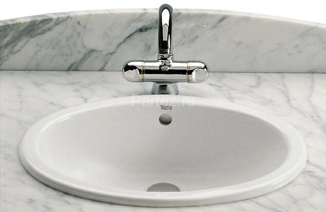 Roca Раковина NEO SELENE 510х395х180 мм врезная и встраиваемая