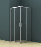 Душевое ограждение Azario SEATTLE 90х90х195 хром, 6мм прозрачное стекло