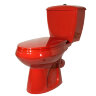 Унитаз-компакт Элисса Стандарт, с сиденьем, красный (43360110202)
