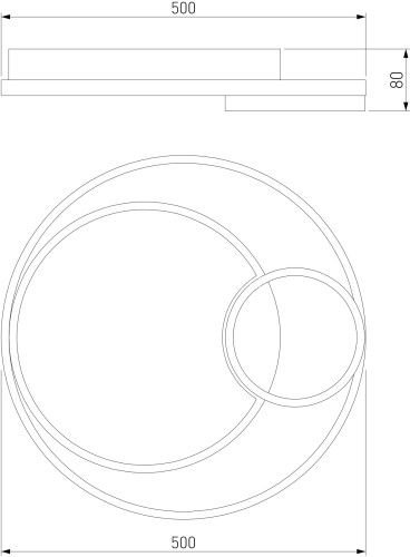 Потолочный светильник Eurosvet 90254/1 черный