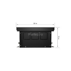 Конвектор внутрипольный Royal Thermo ATRIUM-110/200/2200-DG-U-NA