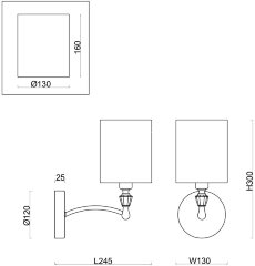 Бра Freya FR1007WL-01N
