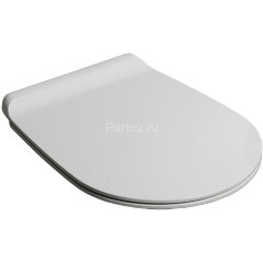 Крышка-сиденье для унитаза Simas Gambassi микролифт, петли хром, цвет белый (GA004bi/cr)
