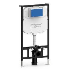 СЕТ IDROSPANIA: Инсталляция TABARCA + кнопка к инсталляции Belen хром глянец (40230+30361)