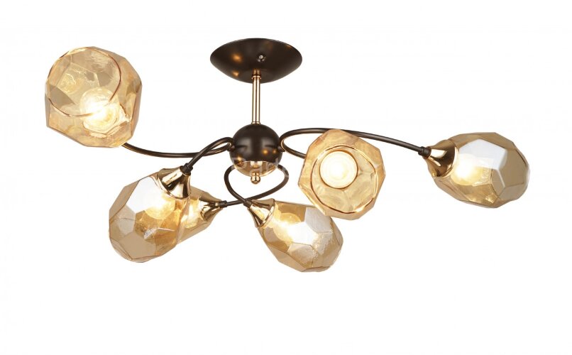 Потолочная люстра Imex MD.4249-6-S-COFFEE+FGD