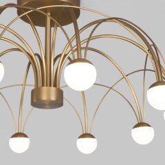 Потолочная люстра Eurosvet 90031/10 LED золото