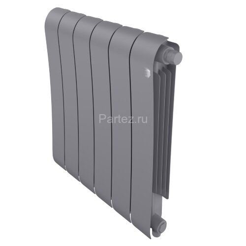 Радиатор биметаллический Royal Thermo Infinity 500 Silver Satin VR80 - 6 секц.