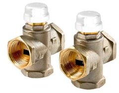 Трехходовой термостатический смесительный клапан c боковым смешением 1" VALTEC