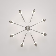 Подвесная люстра Eurosvet 60167/8 никель