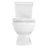 Унитаз-компакт напольный Creo Ceramique Orleans 420х670ъ790 сиденье с микролифтом, белый (OR1002+OR1