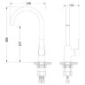 Смеситель Lemark Aura LM0605C для кухни
