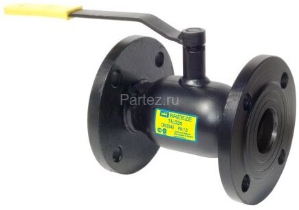 Кран шаровой стальной 11с33п Dу 65/50 Pу16 ф-ф Breeze