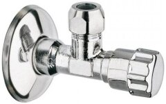 Вентиль перекрывающий с цанговым зажимом 1/2&quot;х10мм art.348 ITAP