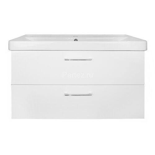 Комплект тумба Azario Ника 90 915х485х570 подвесная с раковиной Monte 90 белый матовый (CS00089922)