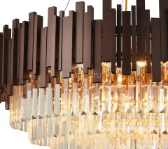 Подвесная люстра Natali Kovaltseva VERTIGO 81439/12C COBALT