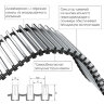 Конвектор внутрипольный Royal Thermo ATRIUM-150/300/2800-DG-U-BL