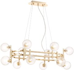 Подвесная люстра Crystal Lux LUXURY SP12L GOLD