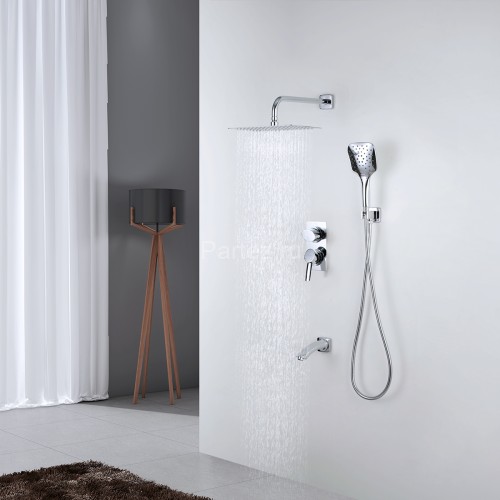 Смеситель Lemark Atlantiss LM3242C для ванны и душа, встраиваемый